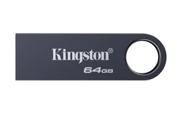 Kingston DataTraveler SE9 G3 DTSE9G3 - Pendrive USB 3.2 Gen 1 64GB - Negro Metalico con Llavero - Velocidad Lectura 220 MB/s