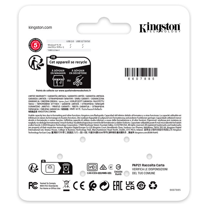 Kingston DataTraveler SE9 G3 64 GB Negro Kingston DataTraveler SE9 G3 64 GB Negro