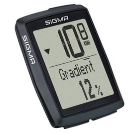 Sigma Ciclocomputador BC 14.0 STS CAD con Sensor de Cadencia Inalámbrico Negro