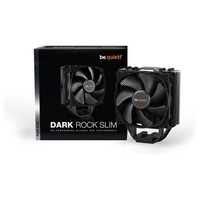 Be Quiet! Dark Rock Slim Refrigerador de CPU AM5/AM4/AM3, 115x/1200/1700/20xx, TDP 150W, Ventilador 120mm PWM, Negro