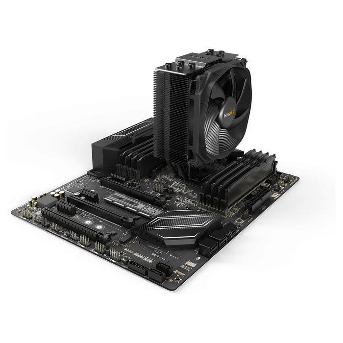 Be Quiet! Dark Rock Slim Refrigerador de CPU AM5/AM4/AM3, 115x/1200/1700/20xx, TDP 150W, Ventilador 120mm PWM, Negro