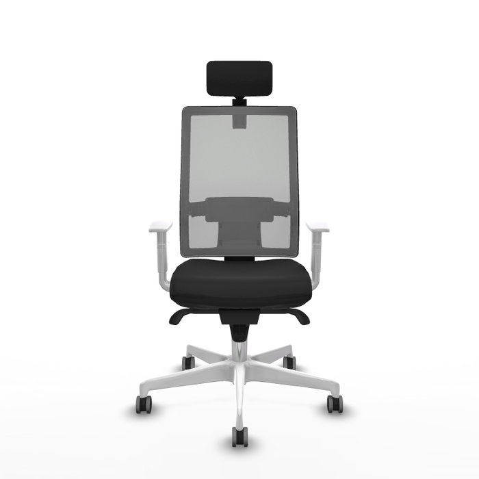 PIQUERAS Y CRESPO Silla de oficina Horna con mecanismo Sincro, Negro y Gris PIQUERAS Y CRESPO Silla de oficina Horna con mecanismo Sincro, Negro y Gris
