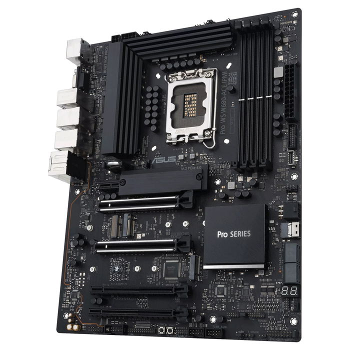 ASUS Pro WS W680-ACE IPMI Placa Base ATX LGA 1700 Intel W680 con DDR5 ECC, 2x 2.5GbE, PCIe 5.0, 3x M.2 NVMe, 7.1 Canales, Windows 11 Pro Compatible ASUS Pro WS W680-ACE IPMI Placa Base ATX LGA 1700 Intel W680 con DDR5 ECC, 2x 2.5GbE, PCIe 5.0, 3x M.2 NVMe, 7.1 Canales, Windows 11 Pro Compatible