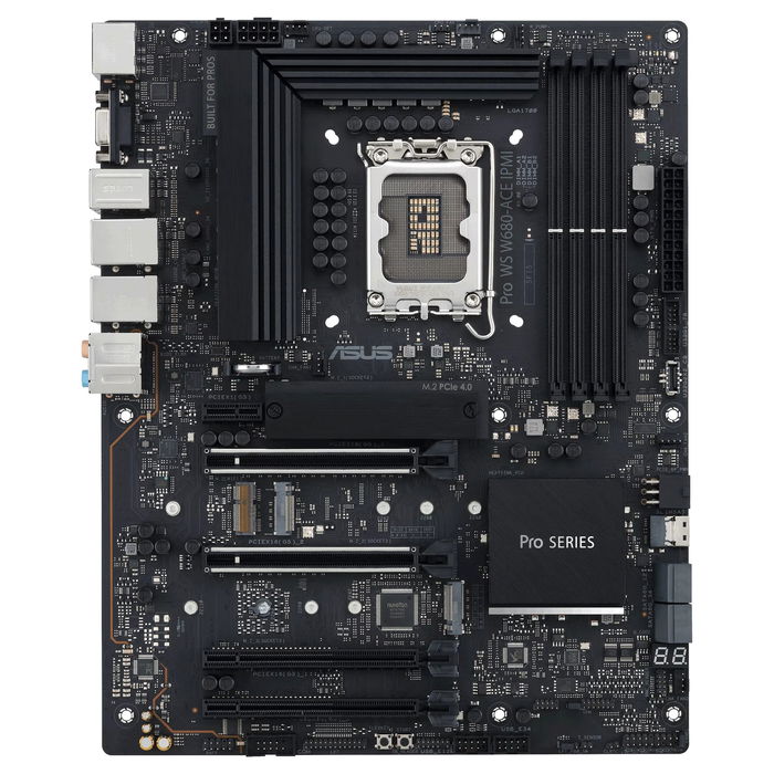ASUS Pro WS W680-ACE IPMI Placa Base ATX LGA 1700 Intel W680 con DDR5 ECC, 2x 2.5GbE, PCIe 5.0, 3x M.2 NVMe, 7.1 Canales, Windows 11 Pro Compatible ASUS Pro WS W680-ACE IPMI Placa Base ATX LGA 1700 Intel W680 con DDR5 ECC, 2x 2.5GbE, PCIe 5.0, 3x M.2 NVMe, 7.1 Canales, Windows 11 Pro Compatible