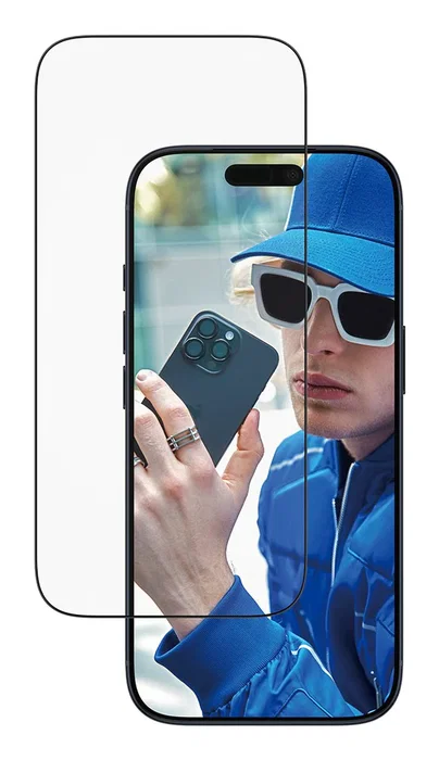 PanzerGlass Protector de Pantalla iPhone 17 Pro - Vidrio Templado Ultra-Wide Fit con EasyAligner, Resistente a Golpes y Rayones, Aplicación en Seco, 1 Unidad