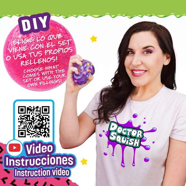 Color Baby Fábrica de bolas Squishy Dr. Squishy con accesorios