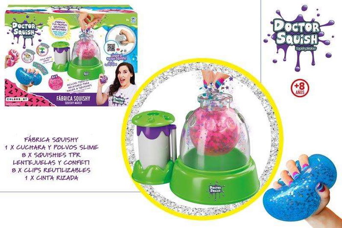 Color Baby Fábrica de bolas Squishy Dr. Squishy con accesorios