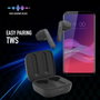 NGS Ártica Move Auriculares Bluetooth Negros con Estuche de Carga