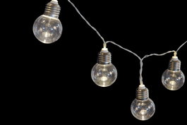 DKD Home Decor Guirnalda 5 x 10 x 315 cm Set de 20 LED PVC