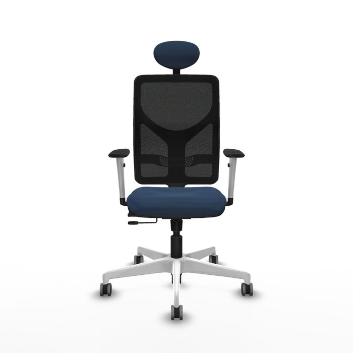 PIQUERAS Y CRESPO Silla de oficina Motilla con mecanismo Sincro/Traslack Azul marino y Negro PIQUERAS Y CRESPO Silla de oficina Motilla con mecanismo Sincro/Traslack Azul marino y Negro