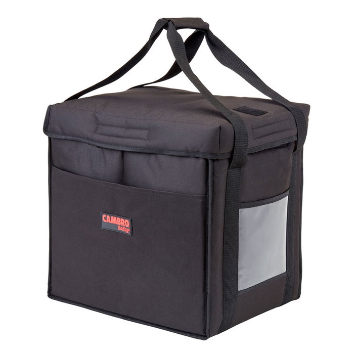 CAMBRO Bolsa térmica para delivery o catering plegable mediana - Negro CAMBRO Bolsa térmica para delivery o catering plegable mediana - Negro