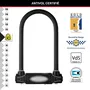 Master Lock Candado en U 8195EURDPROCOLWR Acero Endurecido Llave Rojo Antirrobo Bicicleta