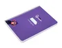 Liderpapel Cuaderno espiral A5, tapa dura, 80 hojas, cuadro pautado 3mm, color lila
