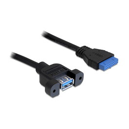DeLOCK Cable USB 3.0 IDC 19-p a USB tipo A, 0,5 m