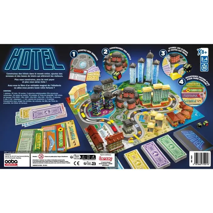 Lansay LAN75021 Hotel - Juego de mesa Lansay LAN75021 Hotel - Juego de mesa