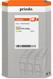 Prindo Cartucho de tinta amarillo PRICPFI3300Y Classic 330ml