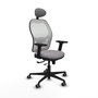 PIQUERAS Y CRESPO Silla de oficina Jorquera Gris y Blanco