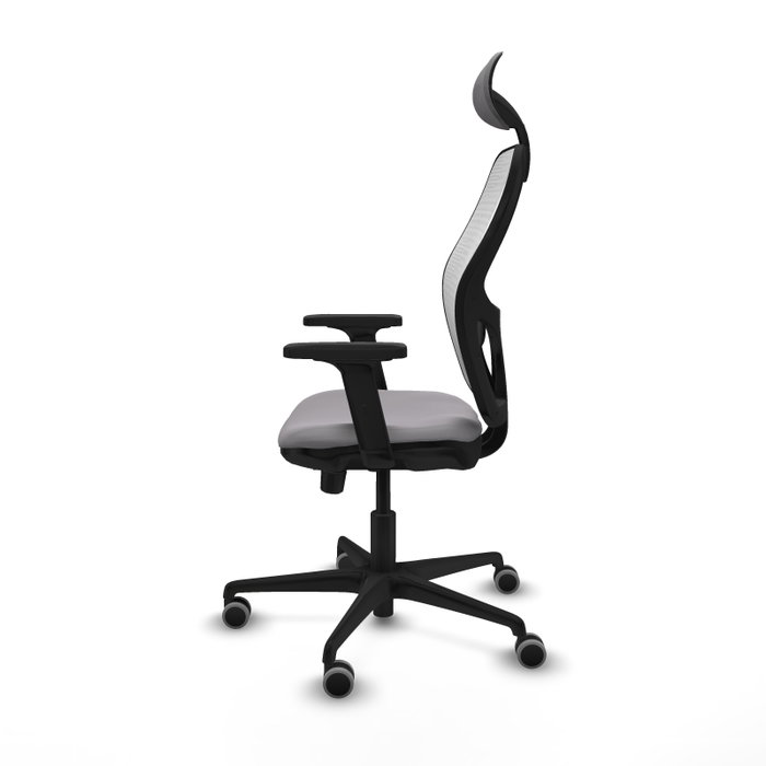 PIQUERAS Y CRESPO Silla de oficina Jorquera Gris y Blanco