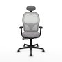 PIQUERAS Y CRESPO Silla de oficina Jorquera Gris y Blanco