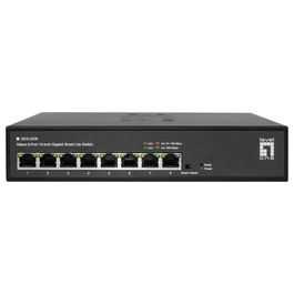 Level One GES-2208 Switch Gestionado L2 8 Puertos Gigabit Ethernet Montaje en Rack 10/100/1000 Mbps
