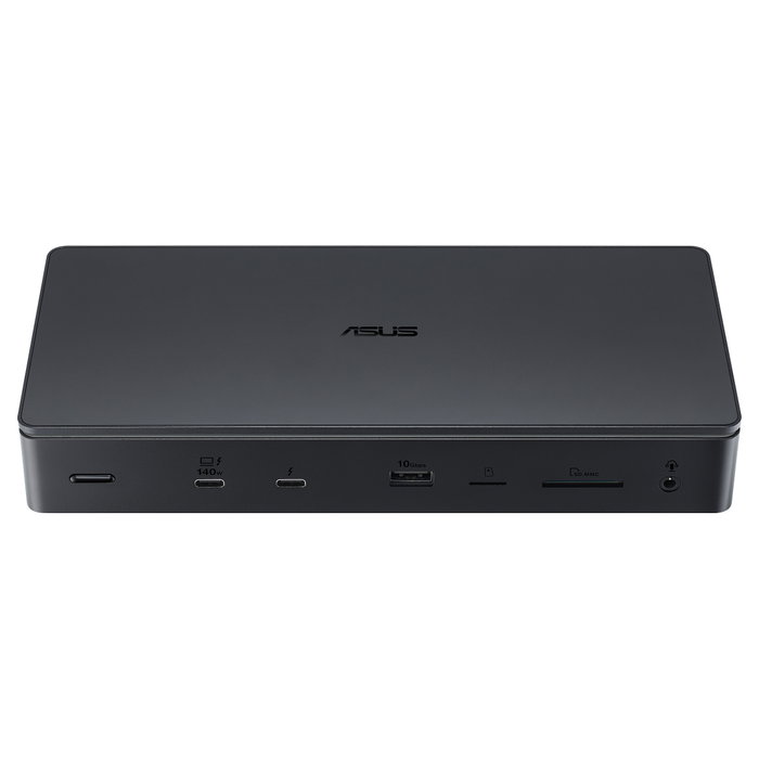 ASUS Master Thunderbolt 5 Dock DC510 - Estación de acoplamiento con Thunderbolt 5, 3 puertos, 140W, 2500 Mbit/s, Negro ASUS Master Thunderbolt 5 Dock DC510 - Estación de acoplamiento con Thunderbolt 5, 3 puertos, 140W, 2500 Mbit/s, Negro