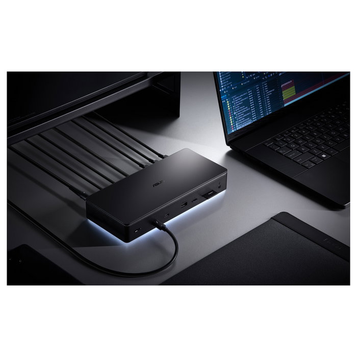 ASUS Master Thunderbolt 5 Dock DC510 - Estación de acoplamiento con Thunderbolt 5, 3 puertos, 140W, 2500 Mbit/s, Negro ASUS Master Thunderbolt 5 Dock DC510 - Estación de acoplamiento con Thunderbolt 5, 3 puertos, 140W, 2500 Mbit/s, Negro