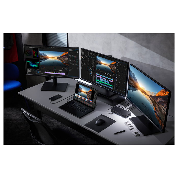 ASUS Master Thunderbolt 5 Dock DC510 - Estación de acoplamiento con Thunderbolt 5, 3 puertos, 140W, 2500 Mbit/s, Negro ASUS Master Thunderbolt 5 Dock DC510 - Estación de acoplamiento con Thunderbolt 5, 3 puertos, 140W, 2500 Mbit/s, Negro