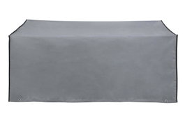 DKD Home Decor Funda de Sofá de Poliéster Gris Oscuro 140x80x60 cm