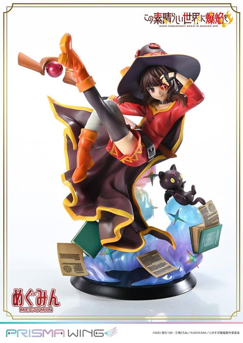 Konusuba - An Explosion on This Wonderful World! Estatua PVC 1/7 Prisma Wing Megumin 23 cm
