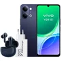 Vivo Y21 4GB RAM 256GB 6.74" 5G Smartphone Negro + Cargador 44W y Auriculares TWS