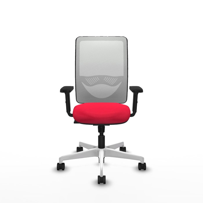 PIQUERAS Y CRESPO Silla de oficina Zulema con mecanismo Sincro, Rojo y Blanco PIQUERAS Y CRESPO Silla de oficina Zulema con mecanismo Sincro, Rojo y Blanco