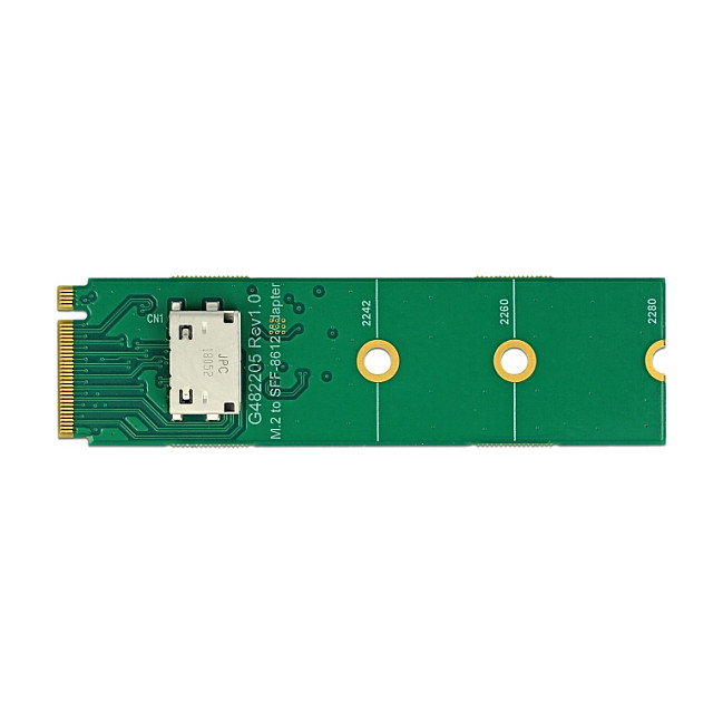 DeLOCK 64040 Convertidor M.2 Key M a 1 x OCuLink SFF-8612
