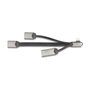 DeLOCK Hub USB 64303 con lector de tarjetas SD/Micro SD y USB Type-C gris