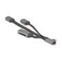 DeLOCK Hub USB 64303 con lector de tarjetas SD/Micro SD y USB Type-C gris