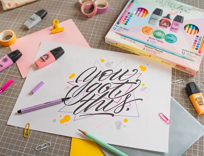 Stabilo Pastellove Collection Set Estuche con 35 Rotuladores y Marcadores Mini Surtidos Pen 68, Point 88, Boss y Swano