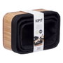 Organizadores Berilo Poliéster Algodón Bambú Viscosa 31 x 12 x 21 cm Set
