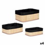 Organizadores Berilo Poliéster Algodón Bambú Viscosa 31 x 12 x 21 cm Set