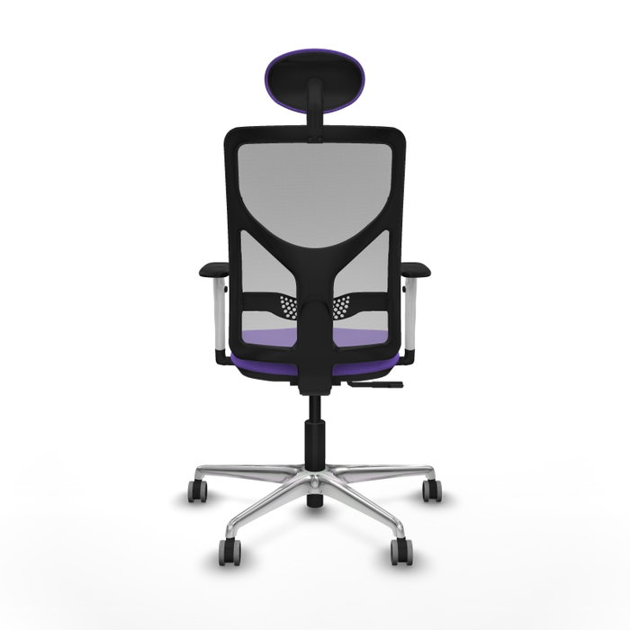 PIQUERAS Y CRESPO Silla de oficina Motilla con mecanismo Sincro, color Lila y Gris PIQUERAS Y CRESPO Silla de oficina Motilla con mecanismo Sincro, color Lila y Gris