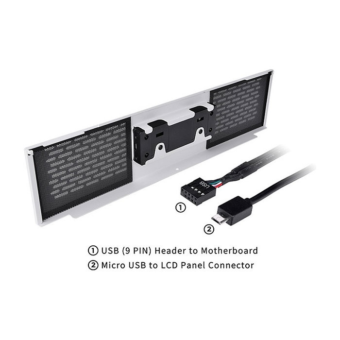 Thermaltake LCD Panel Kit Snow White para The Tower 500 Snow, Blanco, Midi Tower