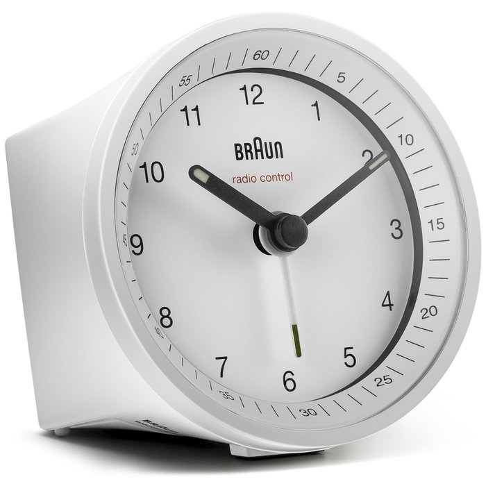Braun BC 07 W-DCF Reloj Despertador Analógico Blanco