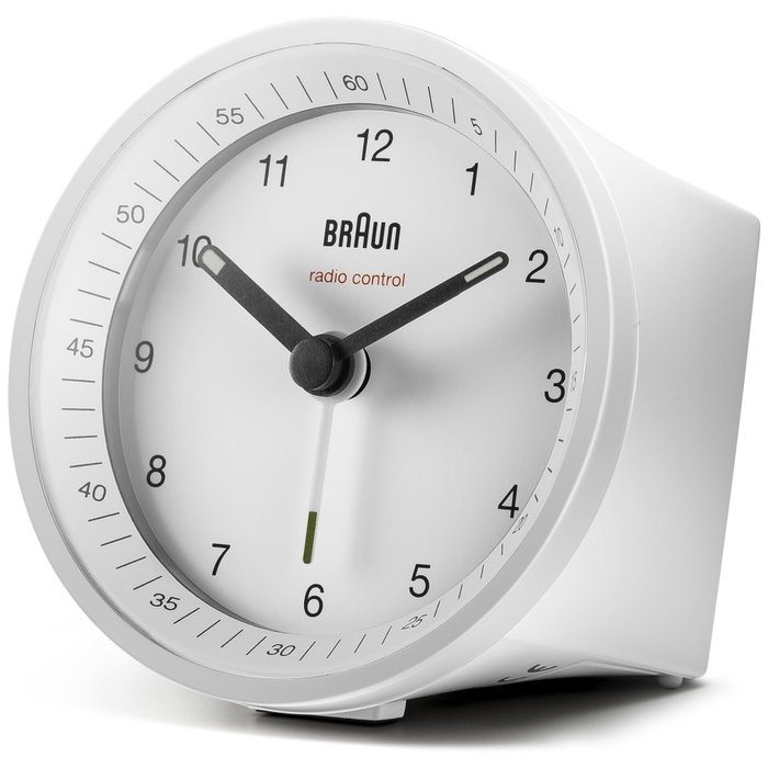 Braun BC 07 W-DCF Reloj Despertador Analógico Blanco