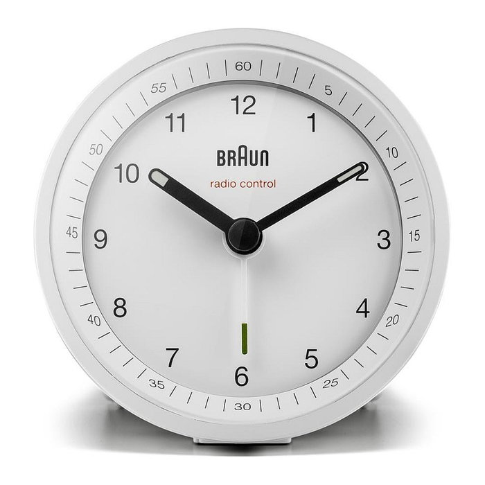 Braun BC 07 W-DCF Reloj Despertador Analógico Blanco Braun BC 07 W-DCF Reloj Despertador Analógico Blanco