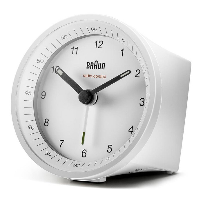 Braun BC 07 W-DCF Reloj Despertador Analógico Blanco Braun BC 07 W-DCF Reloj Despertador Analógico Blanco