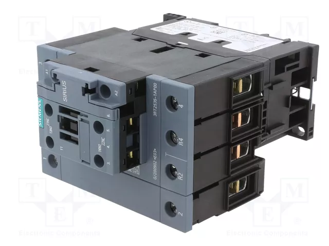 SIEMENS 3RT2535-1AP00 Contactor 4-polar 40A 230V AC SIEMENS 3RT2535-1AP00 Contactor 4-polar 40A 230V AC
