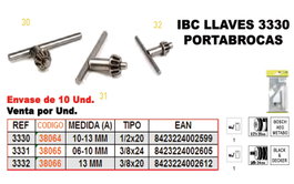IBC Llave Portabrocas FINSTOCK 3-331 3/8x24 6-10mm