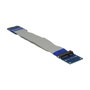 DeLOCK 65837 Adaptador de extensión Mini PCI Express / mSATA con cable flexible de 13 cm