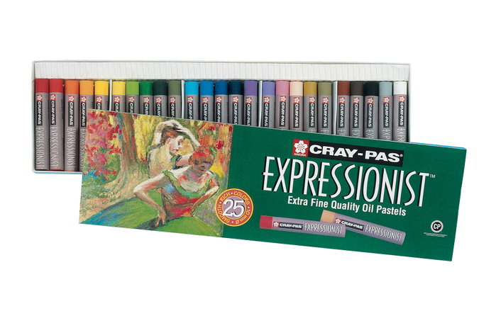 Talens Sakura Cray-Pas Expressionist Pasteles al Óleo, Estuche de 25 Colores Surtidos Talens Sakura Cray-Pas Expressionist Pasteles al Óleo, Estuche de 25 Colores Surtidos