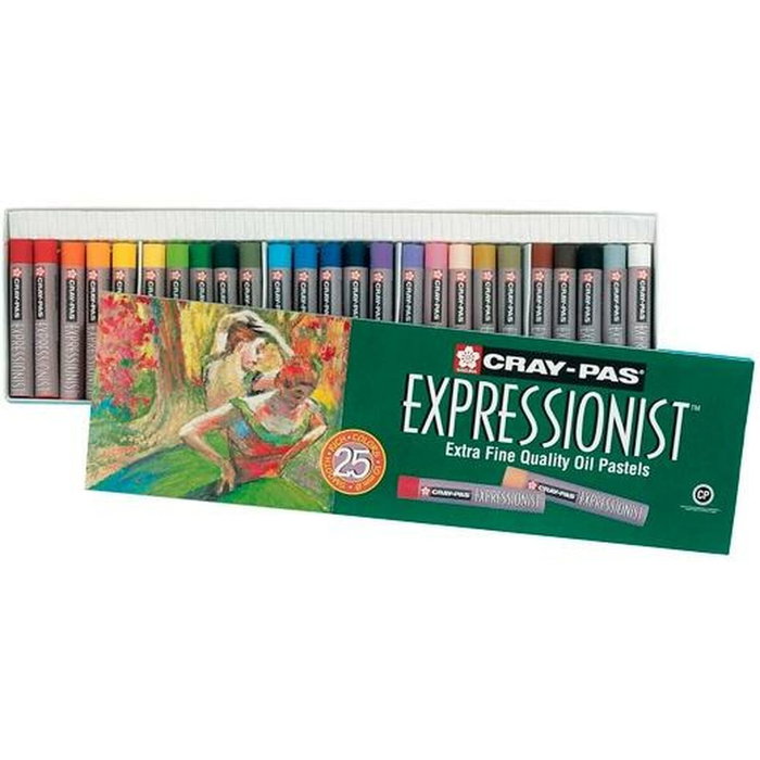Talens Sakura Cray-Pas Expressionist Pasteles al Óleo, Estuche de 25 Colores Surtidos Talens Sakura Cray-Pas Expressionist Pasteles al Óleo, Estuche de 25 Colores Surtidos