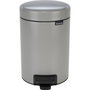 Brabantia Newicon Cubo de Basura con Pedal 3,0 L Gris Suave