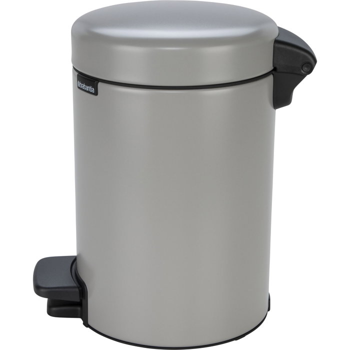 Brabantia Newicon Cubo de Basura con Pedal 3,0 L Gris Suave Brabantia Newicon Cubo de Basura con Pedal 3,0 L Gris Suave